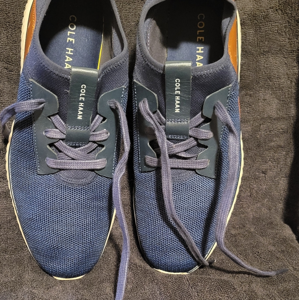 Cole Haan blue Ground Zero shoes